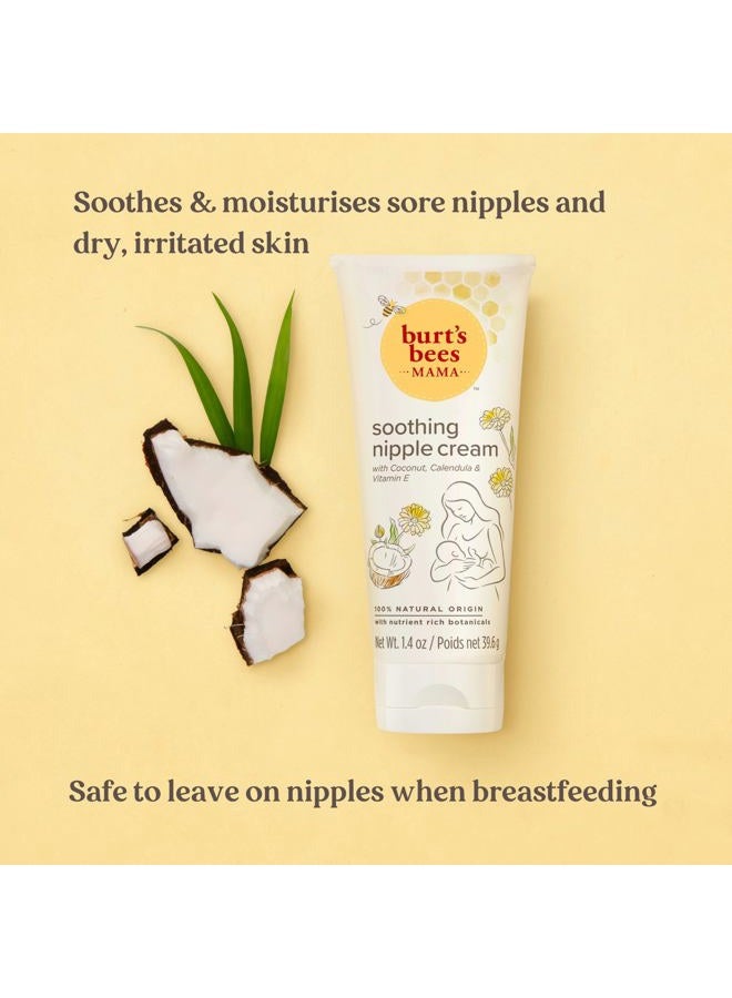 Burt's Bees Cream, Soothing Balm for Breastfeeding, For Sore & Cracked Skin, 39.6g - Image 2